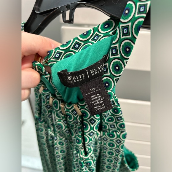 WHITE HOUSE BLACK MARKET HALTER BLOUSE - Picture 3 of 5